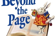 Rabbit on book Beyond the Page logo