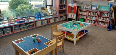 Photo of the Youth Services area of the library